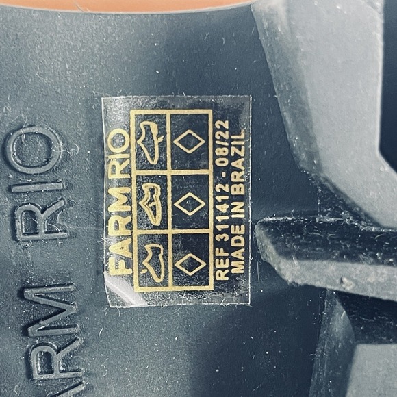 Farm Rio Leather Lace Ankle Boots Womens Size 7.5 Embroidered Accent Zipper - Picture 9 of 9